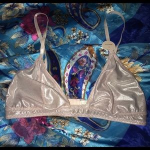 Metallic Pink Bralette